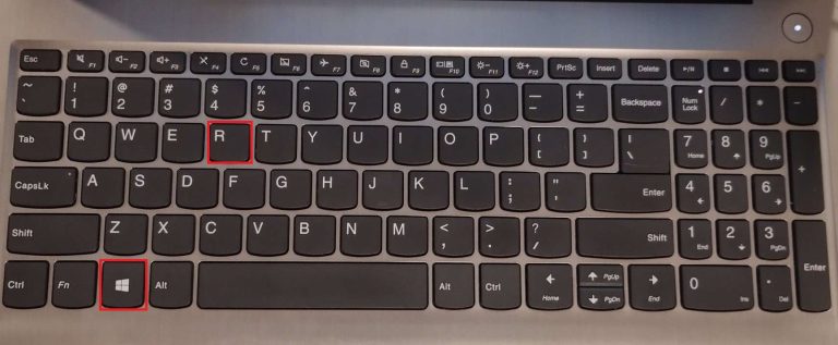 type windows + r