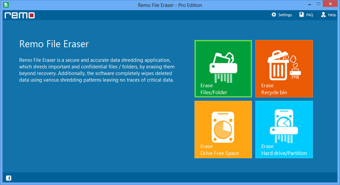 Remo File eraser