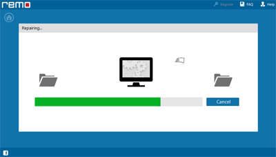 Repairing RAR file using Remo Repair RAR software