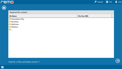 preview repaired RAR using Remo RAR Repair tool