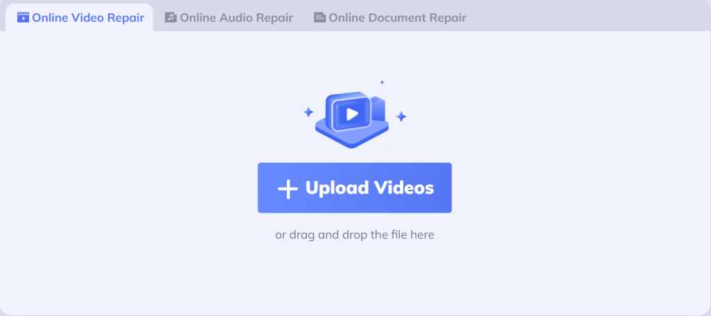 Use Online video repair tool