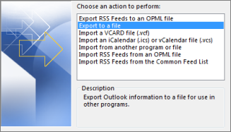 Expert to a file