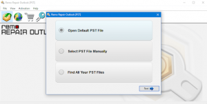 Remo Repair PST tool