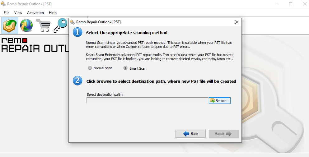 select-scan-method